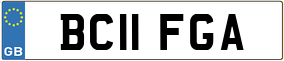 Truck License Plate